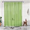 Barossa Design Fodera per tenda da doccia verde trasparente, in PEVA di alta qualità, con 3 magneti e occhielli in metallo, impermeabile, leggera, di dimensioni standard, per bagno, verde traslucido