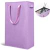 Odonata Cesto portabiancheria sottile con manici, pieghevole, 45 l (viola chiaro)