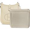 Lckaey Y003 - Organizzatore in feltro per borsa Hermes Evelyne III tpm pm gm, inserto per mini borsa 16 29 33, colore: kaki, misura: L