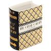 STEEL MILL AND CO. Steel Mill & Co Vaso decorativo a forma di libro, vasi in ceramica per la decorazione della casa, graziosa decorazione per libreria, vaso unico per gli amanti dei libri (piccolo, grande Gatsby)