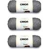 Caron Simply Soft - Filato di tweed grigio erica, confezione da 3 pezzi da 141 g, acrilico, 4 medi (pettinato) - 227 m - per maglia/uncinetto