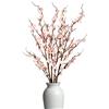Ammyoo 4 fiori di prugno artificiali, decorazioni per feste, fiori di ciliegio finti lunghi steli invernali, fiori di seta per matrimoni, casa, ufficio, camera da letto, decorazione primaverile (rosa