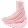 Acdyion Coperta ponderata rimovibile per adulti, per letto matrimoniale (122 x 183 cm), pesante, morbida e confortevole, con 8 cravatte, lavabile in lavatrice, morbida, ponderata (rosa)