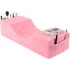 Toymay Cuscino ergonomico per extension per ciglia, in memory foam, cuscino ergonomico per il contorno delle ciglia, cuscino da viaggio (rosa)