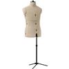 Dritz Forma del vestito regolabile, Cotone, Nero, Maschio