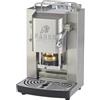 FABER COFFEE MACHINES | Deluxe 3.0 | Macchina Caffè ESE 44mm con Elettrovalvola, Portacialda Estraibile, Tanica Vetro 1L e Pressacialde in ottone regolabile (Inox Matt, CROMO)
