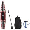 Habitat et Jardin Tavola Stand Up Paddle Gonfiabile "Sup wave K1" - 365 x 76 x 15 cm - Rouge
