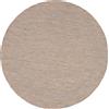 Carpetsale24 Tappeto Interno Esterno Tessitura Piatta Look Sisal con Bordo Impermeabile per Cucina Terrazza Soggiorno, Dimensioni: 160 cm rotondo