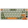 Royal Kludge Tastiera da gaming Royal Kludge RK-M75, colore grigio-azzurro, interruttori crema