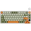 Royal Kludge Tastiera da gaming Royal Kludge RK-M75, colore grigio-azzurro, interruttori beige