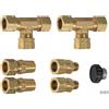 Ultraflex Raccordi Timoneria Doppia Stazione Ultraflex - Kit completo - Ø 3/8"