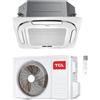 TCL Climatizzatore TCL Cassetta Inverter 4 Vie 90x90 Compact Wi-Fi Optional R-32 : Potenza Btu - 24000 - 60/85 m²