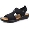 Fly Flot Costabissara, Sandali Donna Stretch in Microfibra Elasticizzata, Sottopiede in Evopell, Ciabatta