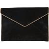 REBECCA MINKOFF Donna Borsa nero Leo Clutch Pelle Art HS16ISSC17 10-001 A17