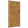 vidaXL Cancello da giardino 100x175 cm in acciaio Corten