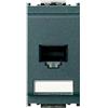 Vimar serie idea - Presa rj45 netsafe cat6 utp-110 grigio