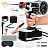 TICFOX Saldatrice elettrica portatile MIG/MAG 2-in-1, 220 V, saldatrice ad arco manuale con 10 elettrodi, per riparazioni auto e saldatura di metalli.