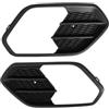 QDouiMOO Griglia Fari Fendinebbia Compatibile con Ford Per Escape e Per Kuga 2017-2019 Cornice fendinebbia anteriore