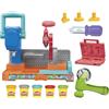 Play-Doh Banc à Outils Stamp N Saw, Jouet Créatif et Sensoriel avec Pâte à Modeler pour Enfants Dès 3 Ans