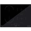 Glem Gas GTI741BSL piano cottura Nero Da incasso 70 cm Piano cottura a induzione 4 Fornello(i)"