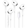 Cekslxy Cuffie USB C per iPhone 17, 2 Pack Auricolari Type-C per Samsung Galaxy