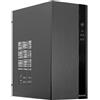 Nuwo Opal ZK100 Case PC Mini Tower Compatto | Micro-ATX Mini-ITX | GPU fino a 240mm | Dissipatore fino a 140mm | Garanzia 2 Anni | Senza Alimentatore - Nero