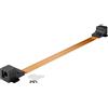 goobay RJ45 rete cavo di allacciamento 0.5 m nero Goobay