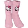 United Labels calze antiscivolo Hello Kitty - calze da casa in maglia con fodera Sherpa per donna, taglia unica rosa