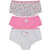 United Labels Hello Kitty Panty per bambine - Mutande per bambini, biancheria intima, rosa/grigio (confezione da 3), rosa/grigio, 134-140