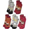United Labels Harry Potter - Calzini da ragazza, 5 paia di calzini, colore: grigio/rosso