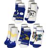 United Labels Harry Potter - Calzini da bambino Hogwarts, 5 paia di calzini da bambino, colore: grigio/blu
