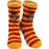United Labels Calze morbide Harry Potter per donne, Arancione Rosso, Taglia unica 38-43, calzini soffici con fodera in pile, calde, calzini da baita