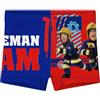 United Labels Fuoco Sam Costume da bagno per ragazzi, blu rosso, costume da bagno per bambini, pantaloni da nuoto