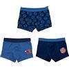 United Labels Marvel Spiderman Boxer per Ragazzi Biancheria Intima Blu (Confezione da 3) (as3, numerico, numerico_134, numerico_140, Regolare, 134-140)