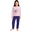 United Labels Gabby's Dollhouse - Pigiama da bambina a maniche lunghe, con pantaloni, rosa/viola