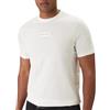 Armani Exchange Men's Plain Front Logo Patch T-Shirt, Bianco, XXL