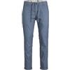 JACK & JONES Pantalone Taglio Chino, Vita Media e Passanti per Cintura con Coulisse, Tasche a Filo, Gamba Slim.