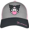 United Labels Hello Kitty - Berretto da baseball per bambina Kuromi per bambini, regolabile, colore: Rosa/Grigio
