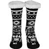 United Labels Star Wars calze antiscivolo Darth Vader - calze da casa per uomo, nero/bianco (43-46)
