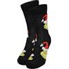 United Labels The Grinch Calzini Uomo - Christmas Sneaker Calzini Uomo Nero