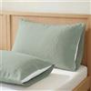 ECOMMERC3 Federa per cuscino per letto 105 cm | Verde Menta