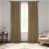 HPD Half Price Drapes Half Price Drapes pdch-kbs8bo-84 Blackout Vintage Textured Faux Dupioni Tenda, Lino, Oro 50 x 84