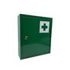 Relaxdays Armadietto medico, serratura, 3 scomparti, HxLxP: 36 x 31 x 10 cm, per medicinali, da appendere, verde