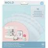 We R Memory Keepers We R Mold pressiamo fogli di plastica trasparente 40pc