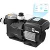 VEVOR Pompa per Piscina Velocità Variabile da 2200 W Pompa di Filtrazione per Piscina 43000 L/h per Piscina Fuori Terra Interrate Autoadescante con Cestello Filtrante Timer Prevalenza max 18 m
