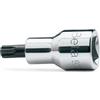 BETA 920XZN 6 - Chiavi a bussola maschio per viti con impronta XZN, con attacco quadro femmina 1/2 cromate - inserti bruniti