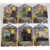 Mattel Minecraft Build-A-Portal Set 6 Action Figures Alex Steve Creeper Skeleton