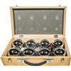 Cranit Set bocce in custodia di legno 8 palline Boule Pétanque inclusa pallina RE65