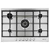 SMEG P272XGH, Piano cottura a gas SELEZIONE, Stainless steel