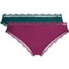 Dim Donna - Slip in Cotone e Pizzo, Comodi e Morbidi | Slip da Tutti i Giorni Traspiranti e Femminili | Vita Classica